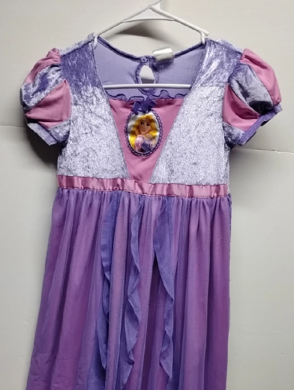 Disney Lavender and Pink Rapunzel Princess Nightgown Dressup Costume Medium - Picture 2 of 7